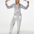 Novelty Fleece Onesie, Grå