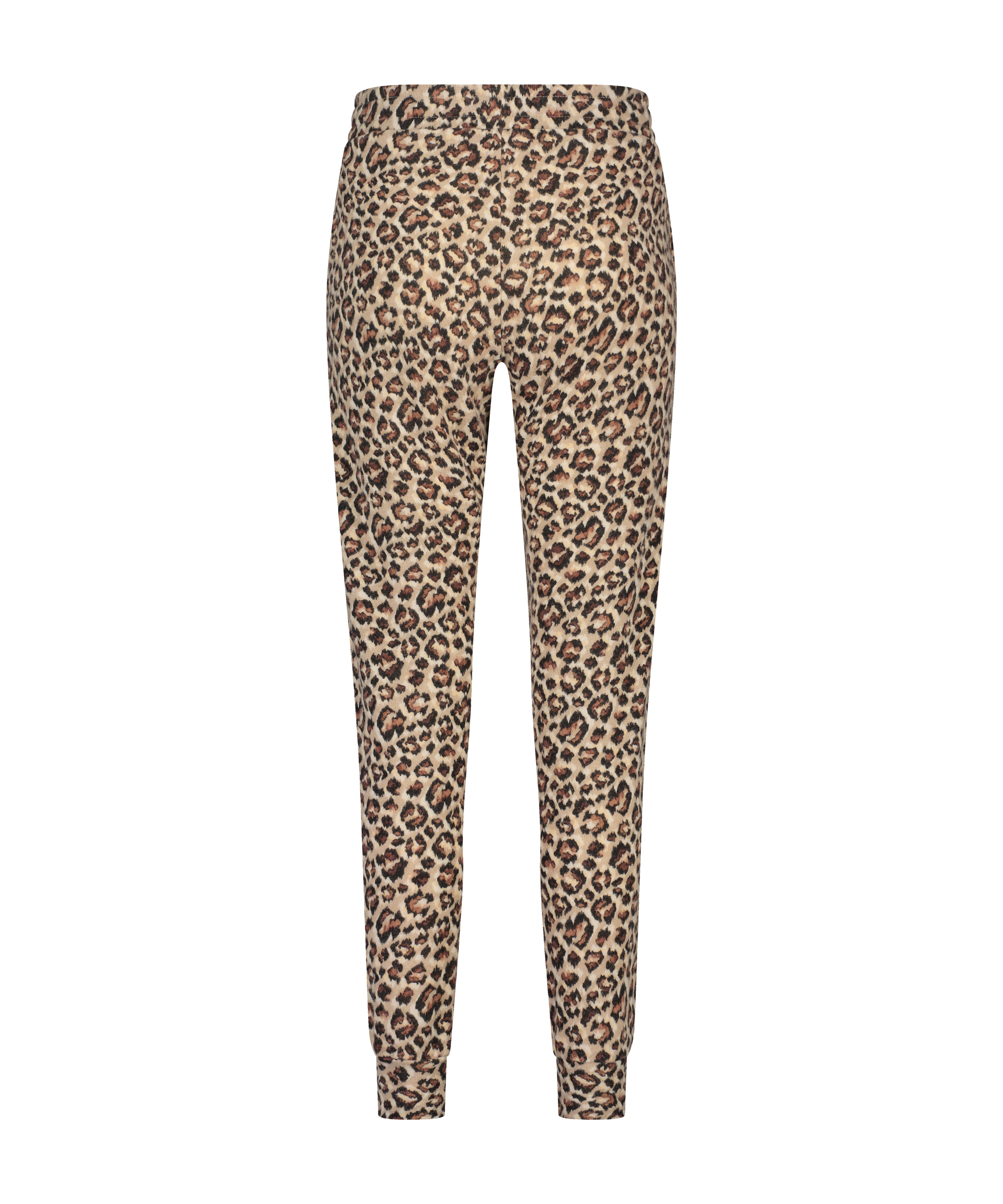 B&oslash;rstet Jersey bukse, Beige, main