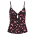 Jersey cami-topp, Svart