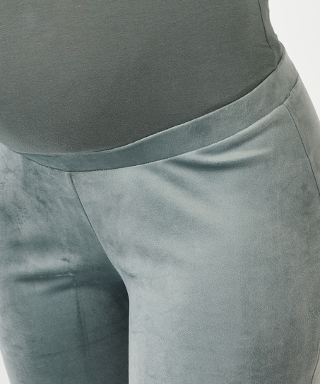 Jogger velours lurex maternity, Grønn