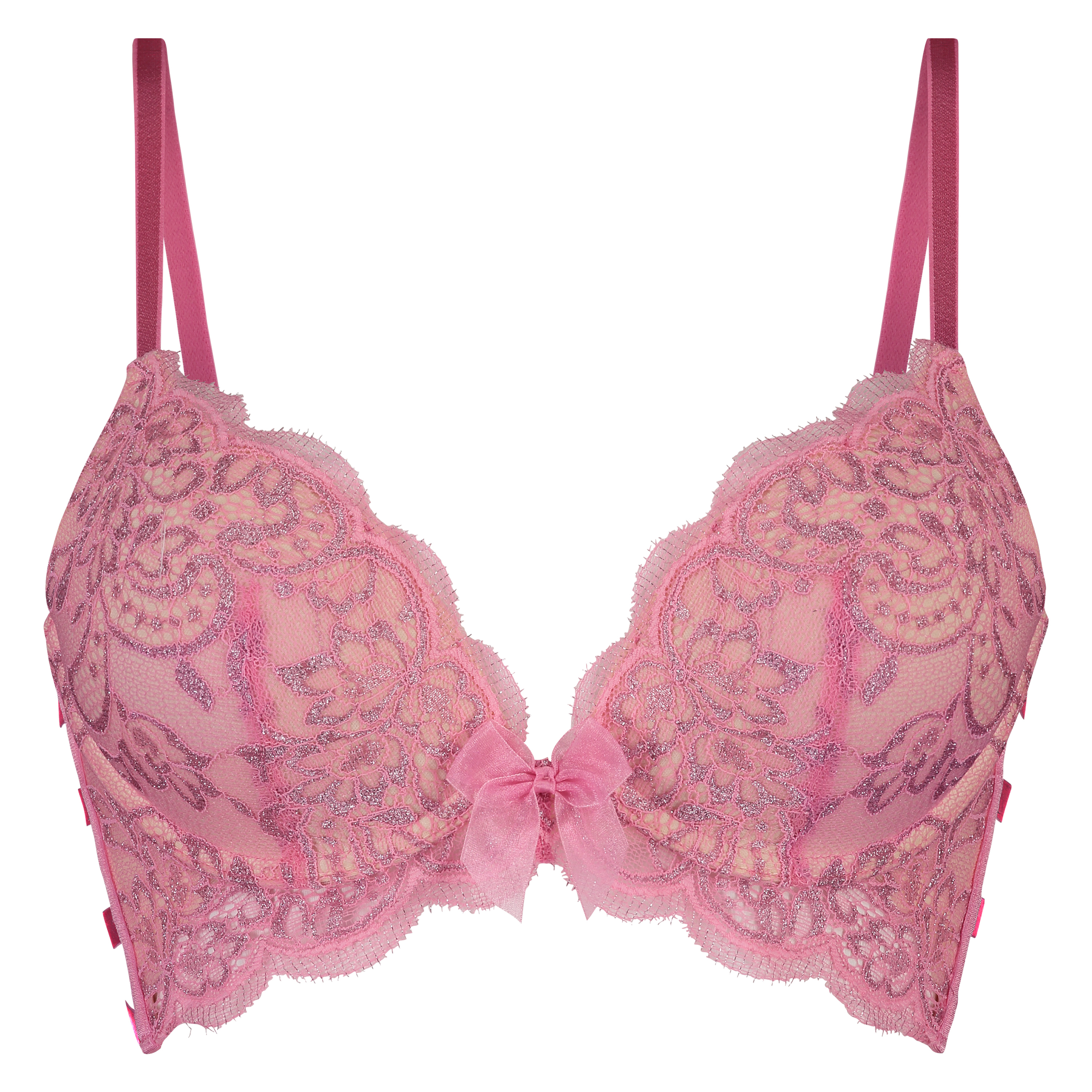 Fifi Padded Push-Up Underwired Bra, Rosa, main