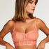 Bralette longline Sexy Mesh, Oransje