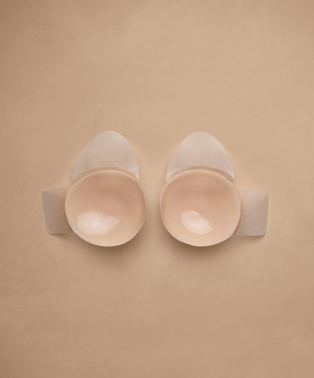 Selvklebende brystsk&aring;ler med l&oslash;ft, Beige