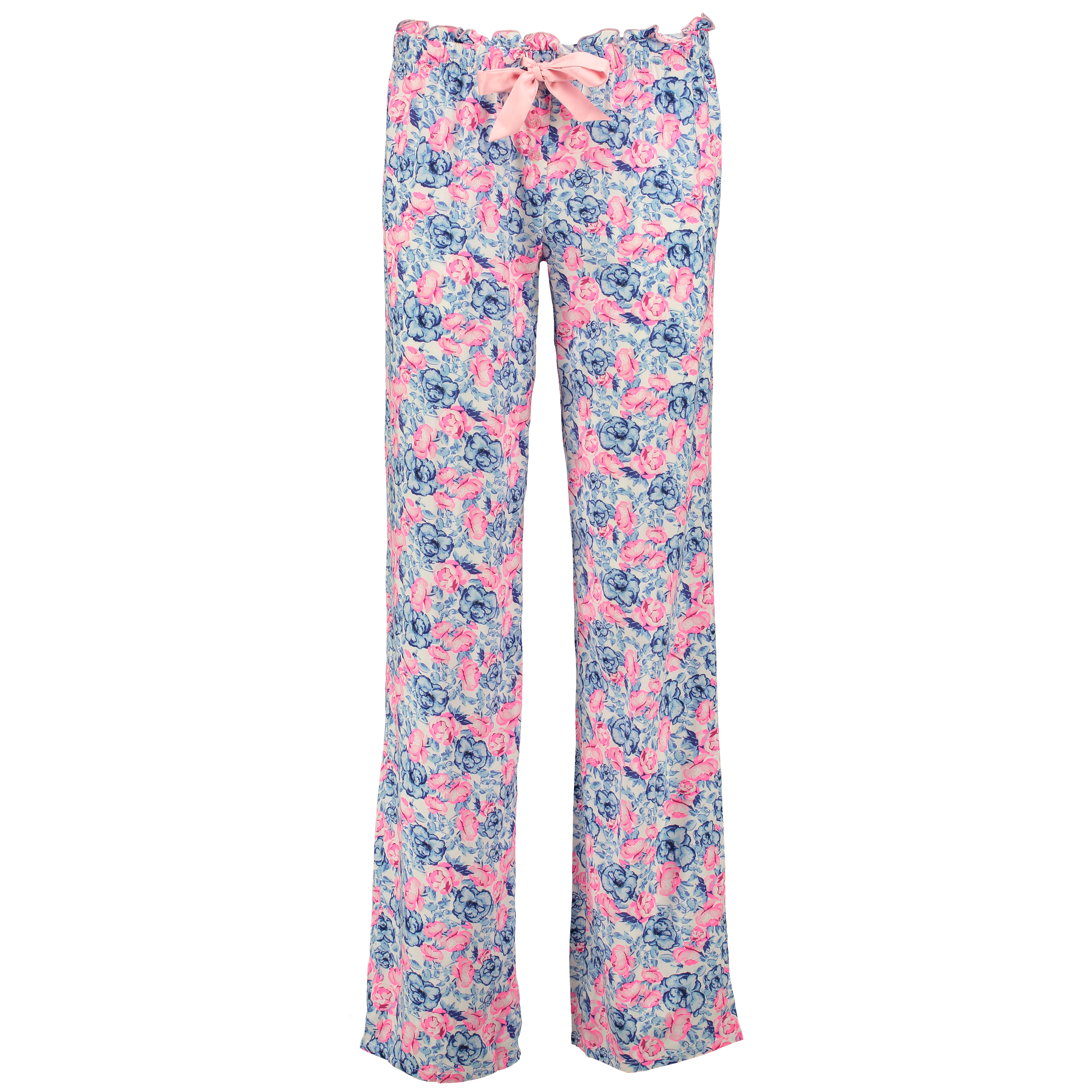 Pyjama pants Fem pants Flower, Bl&aring;, main