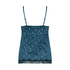 Velvet lace cami, Bl&aring;