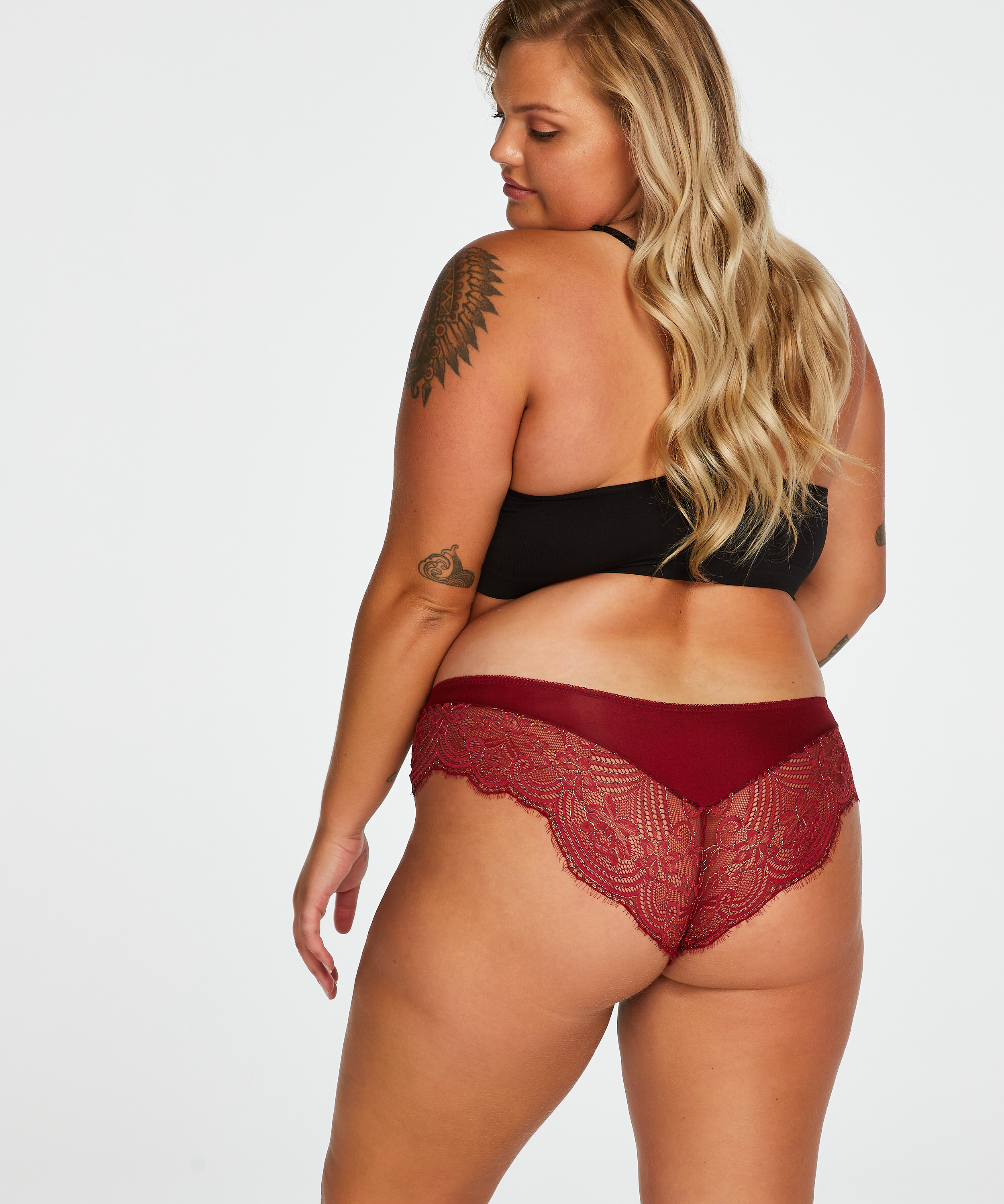 Selena brasiliansk shorts, Rød, main