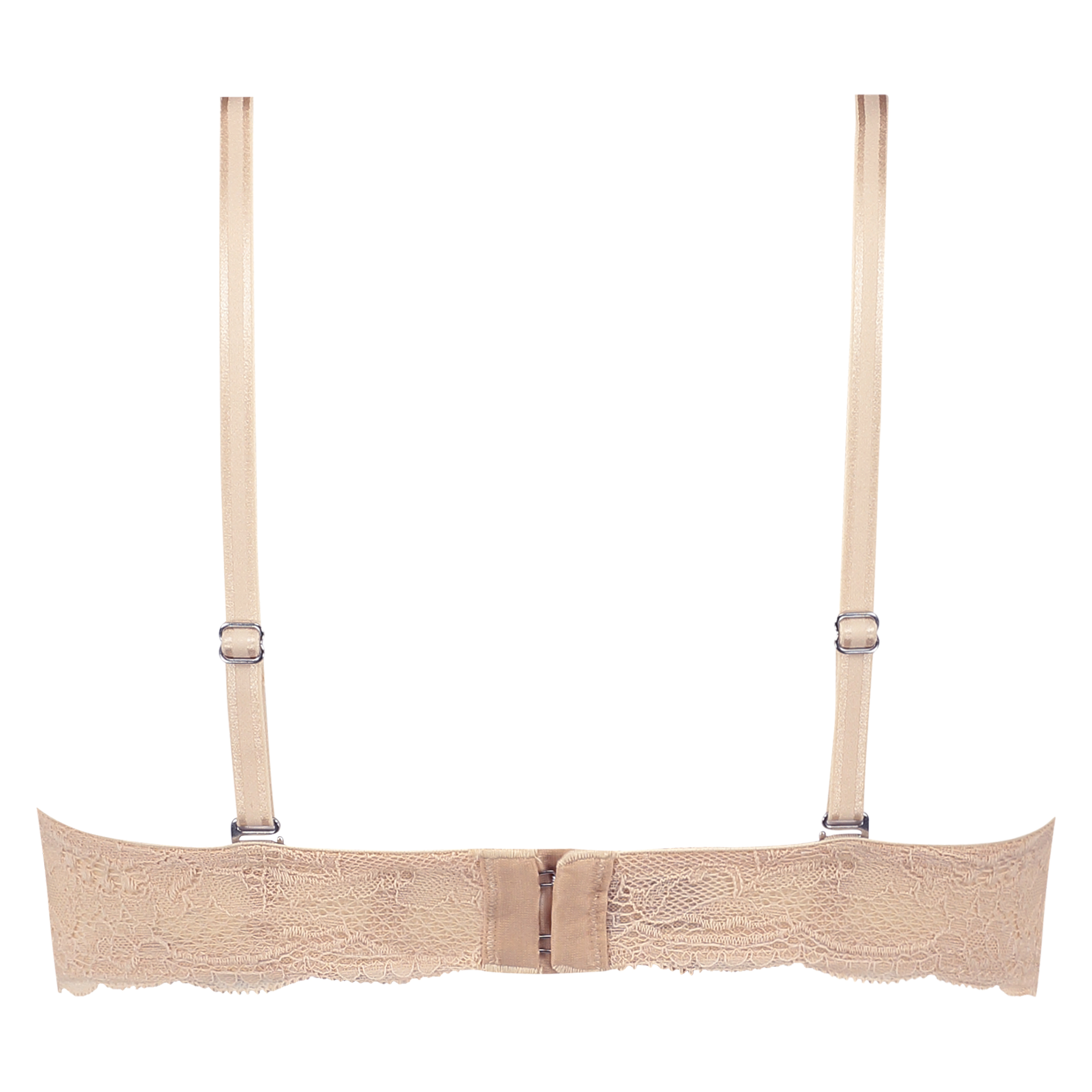 Angie foret stroppel&oslash;s BH med b&oslash;yle, Beige, main