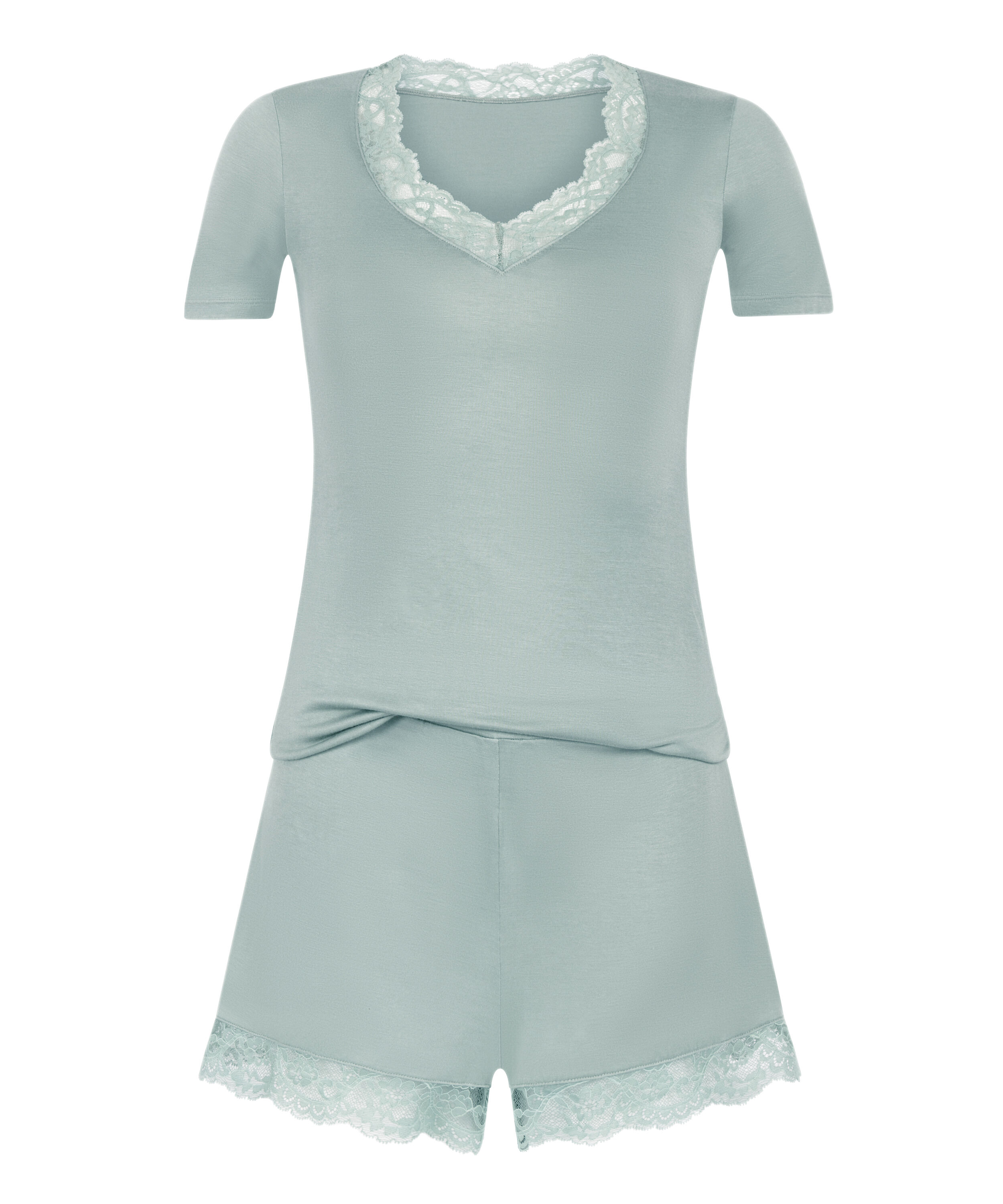 Jersey pysjamassett, Gr&oslash;nn