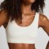 Bralette Scoop Dianne, Hvit
