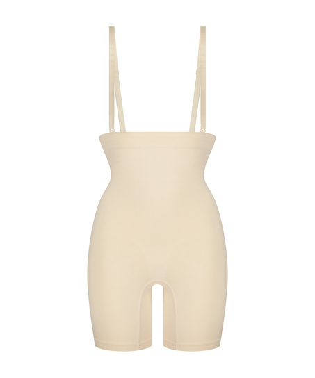 Sømløs slankende lår, Beige