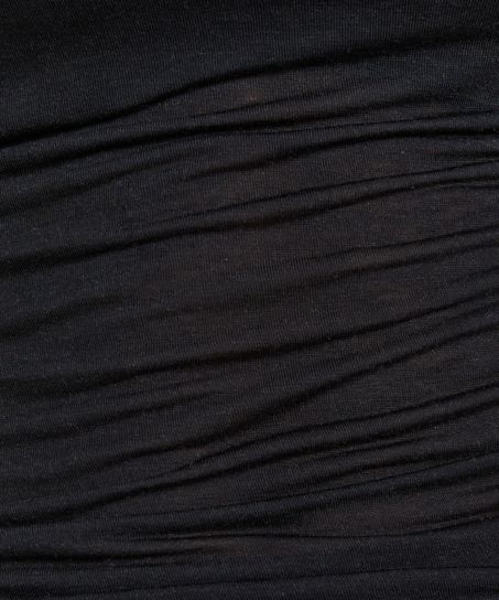 super soft båthals med kasjmir skjorte, Svart