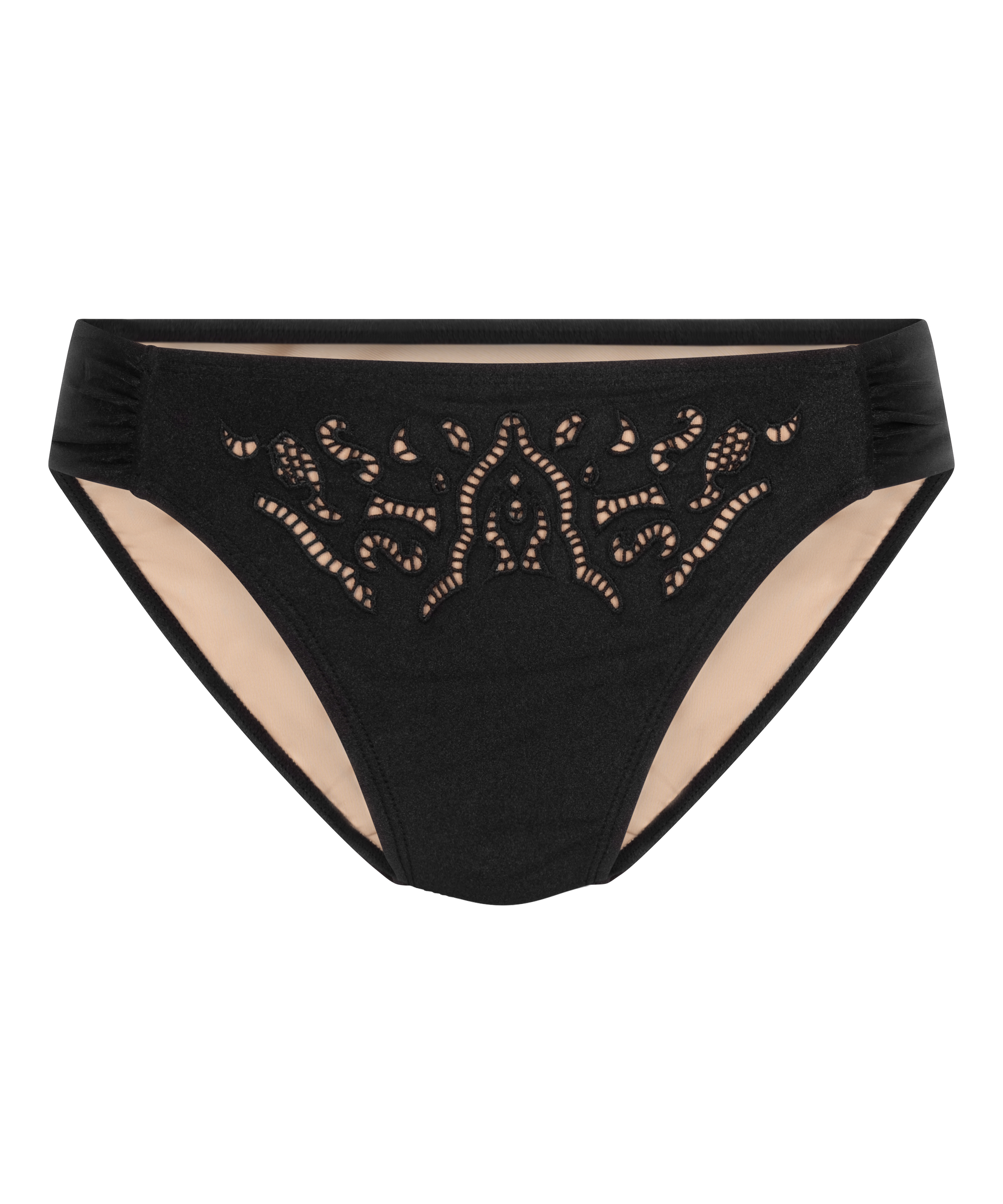 Boho Rio bikiniunderdel, Svart, main