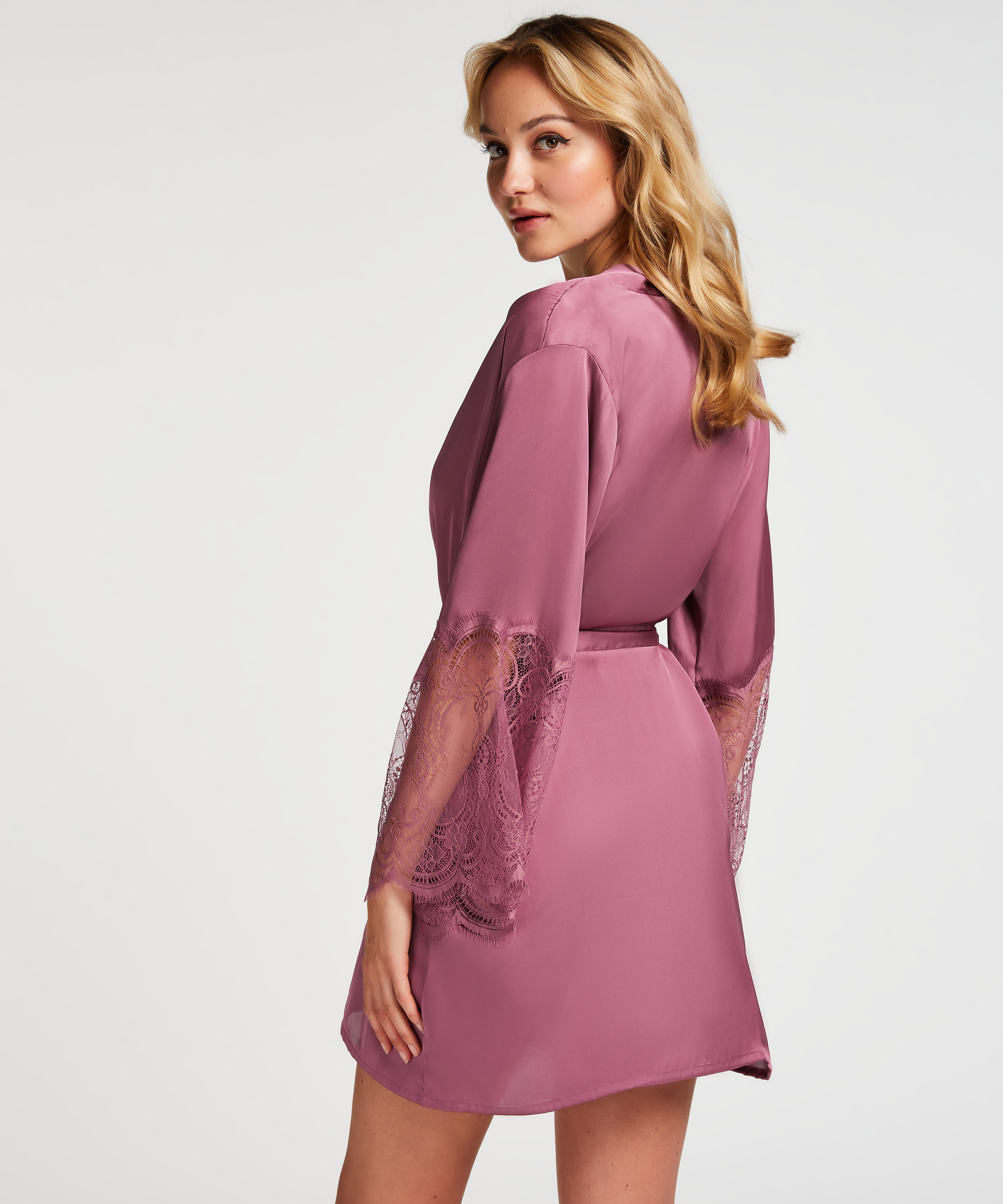 Kimono Satin, Lilla, main