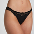 G-streng Secret Lace, Svart