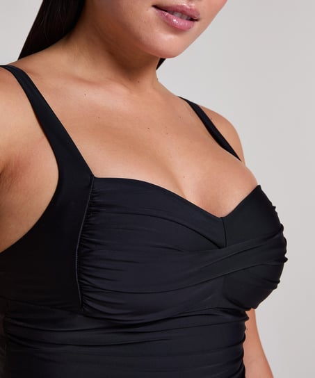 Formende tankini Luna, Svart