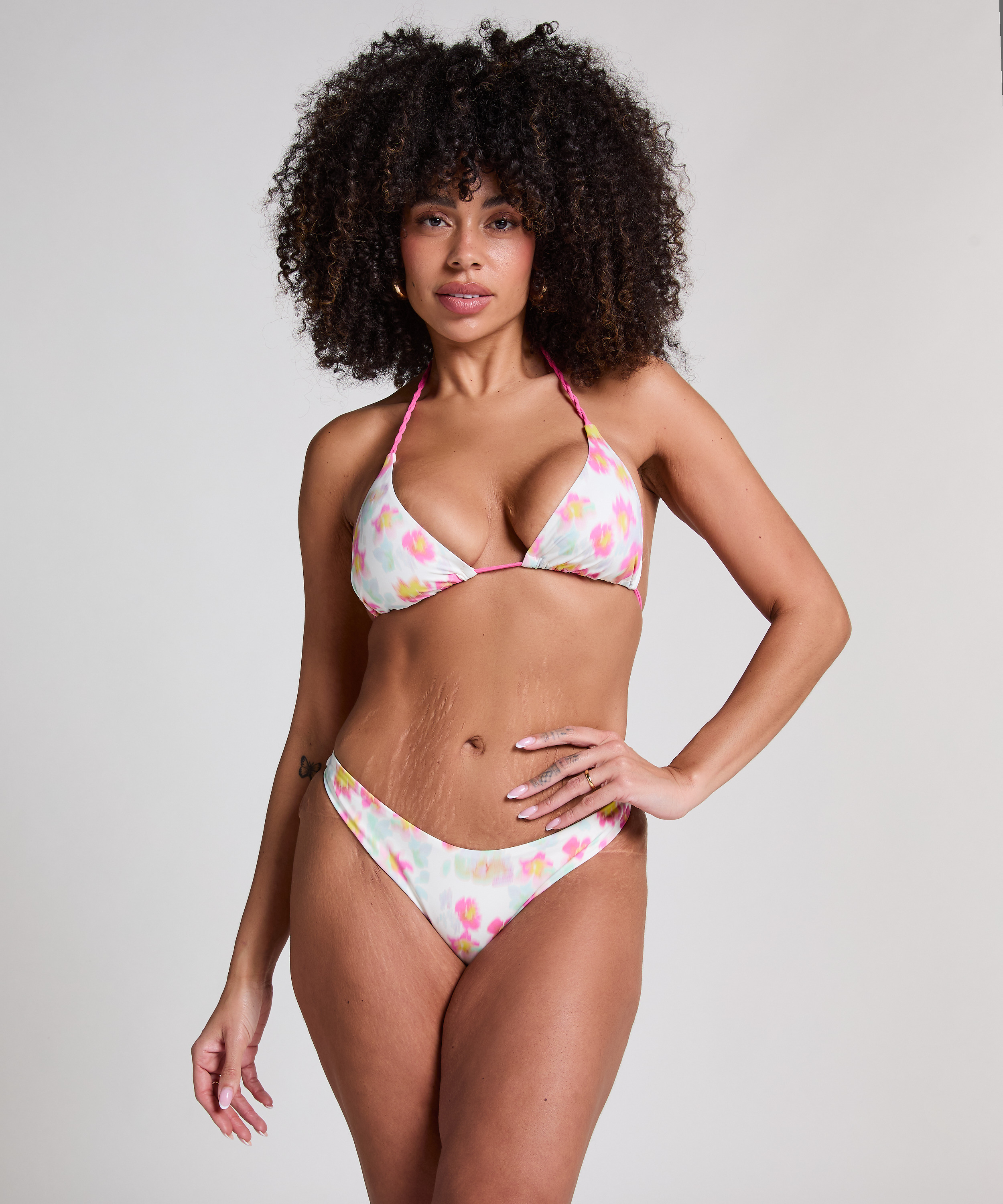 Høykuttet Bikini Underdel Madeira, Rosa, main