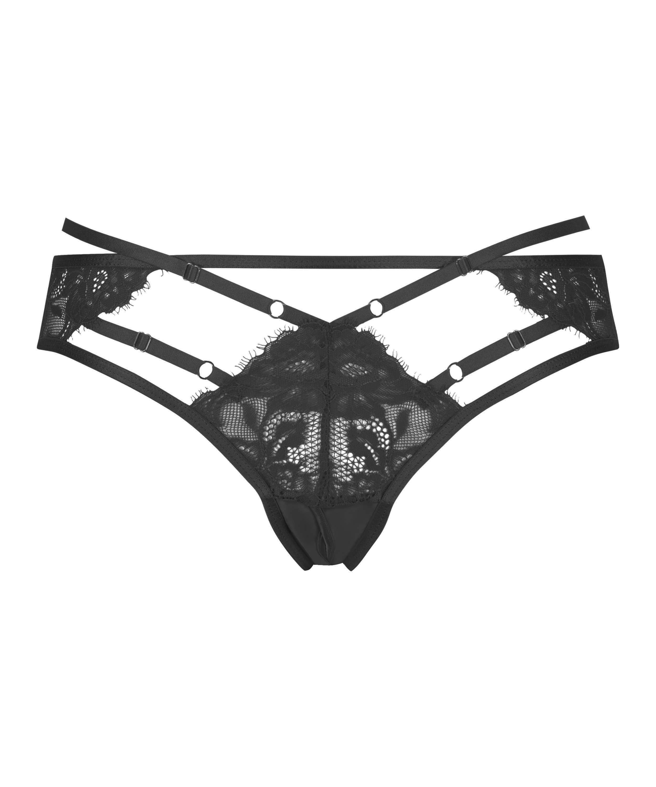 Brasiliansk truse åpent skritt Iggy, Svart, main