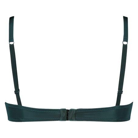 ﻿Vattert bh med bøyle push-up Pia, Grønn