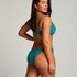 Høykuttet Bikini Underdel Relief, Grønn
