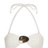 Cabo Bandeau Bikinitopp, Hvit