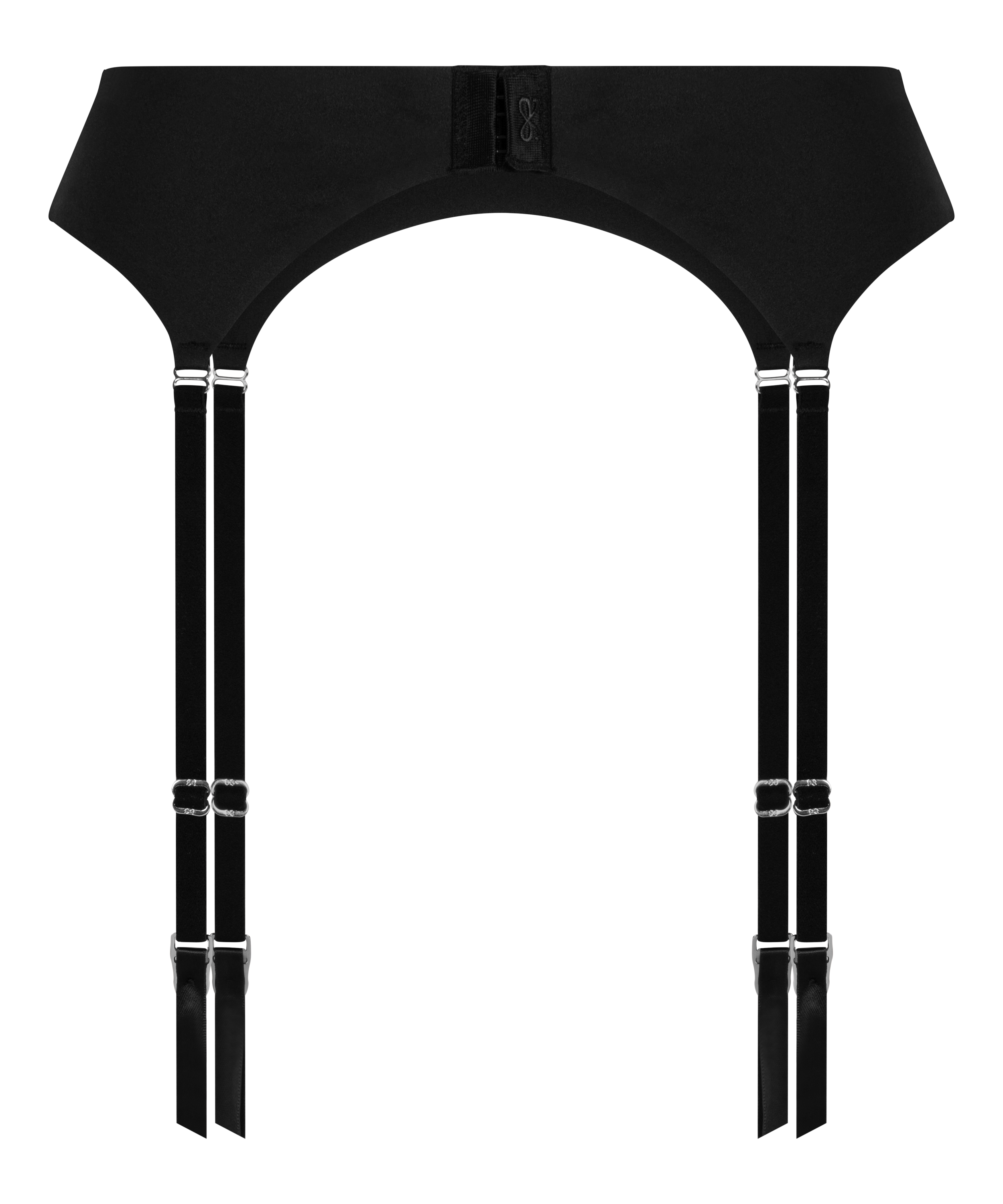 Strømpeholdere Smooth, Svart, main