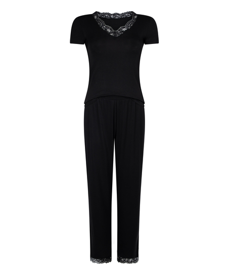 Pyjamasett Nanna, Svart