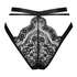 Talluhla Open Crotch brasilianske truser, Svart