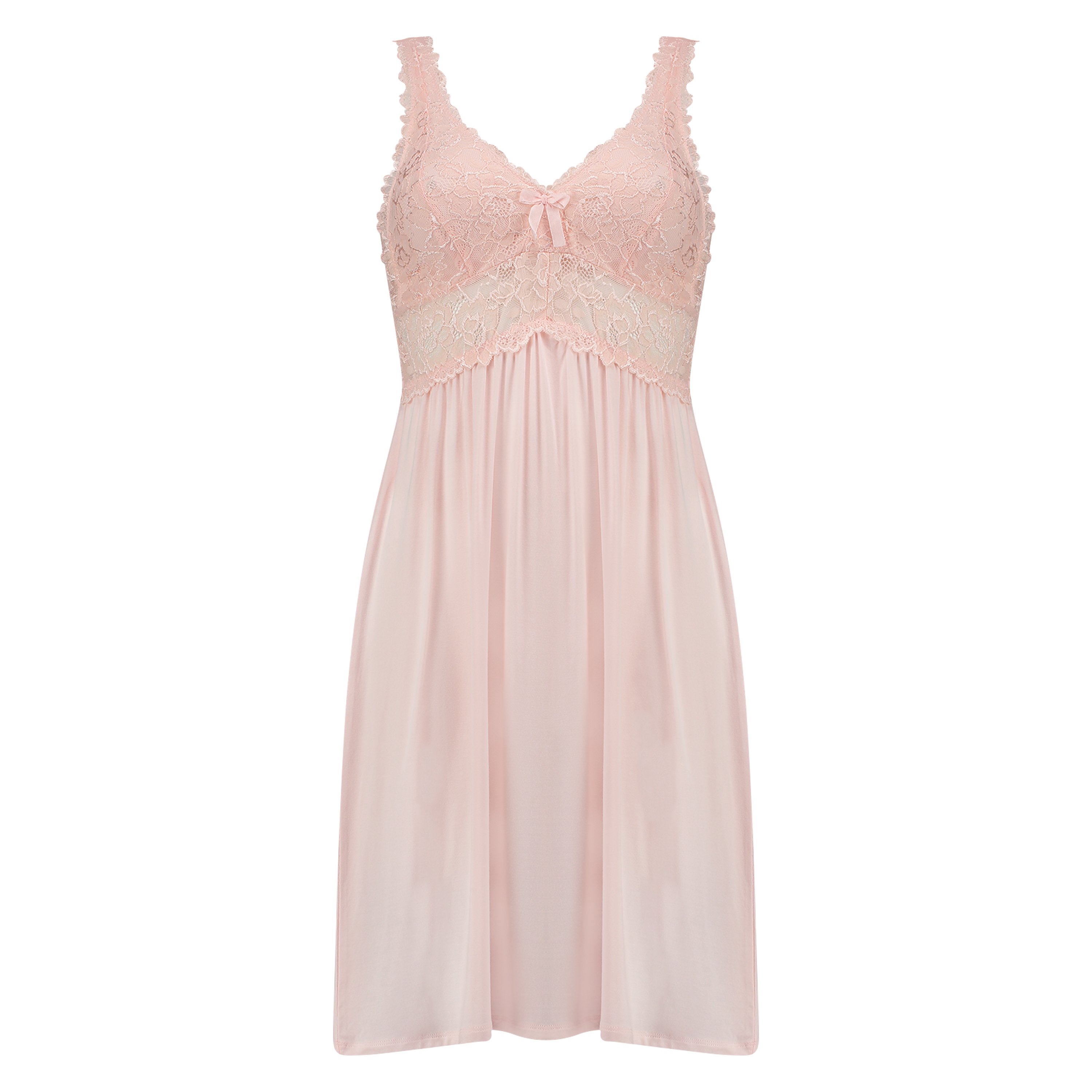 Modal blonde-slipkjole, Rosa, main