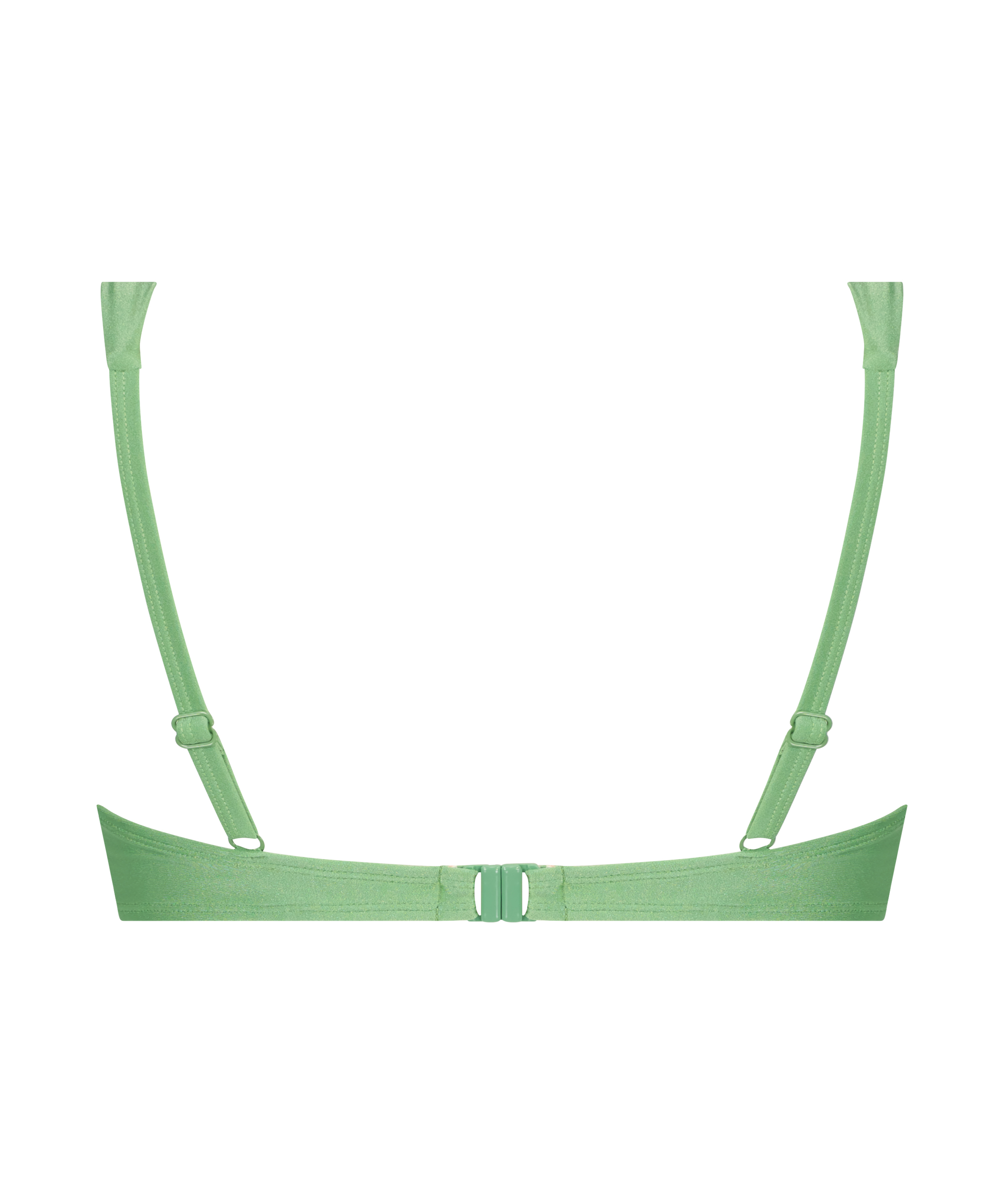 Mauritius upolstret bikinitopp med spiler, Grønn, main