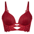 Marianna Push-Up Longline Bra, Rød