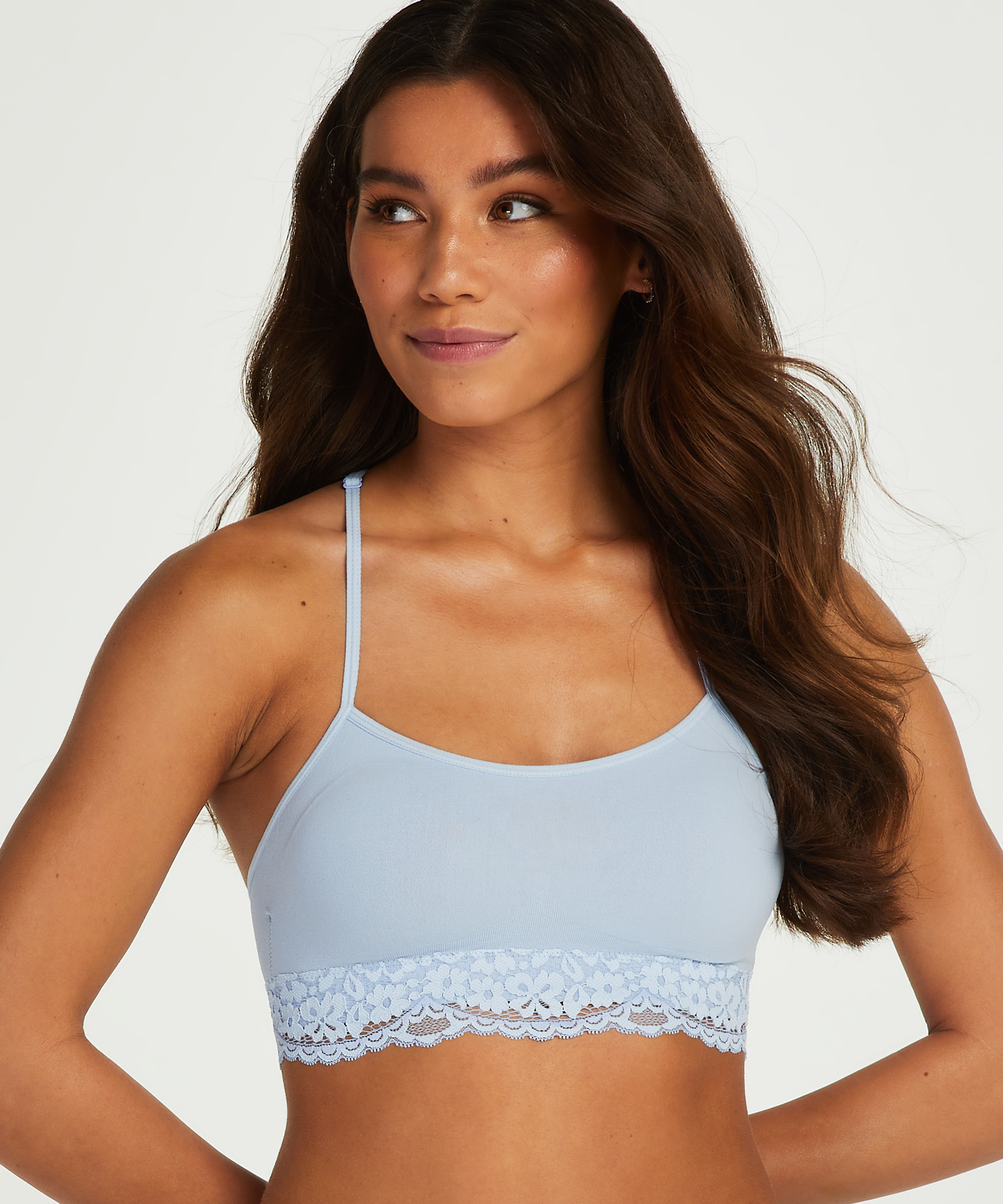 Marine s&oslash;ml&oslash;s bralette, Bl&aring;, main