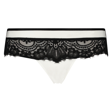 Minnie Thong Boxers, Hvit