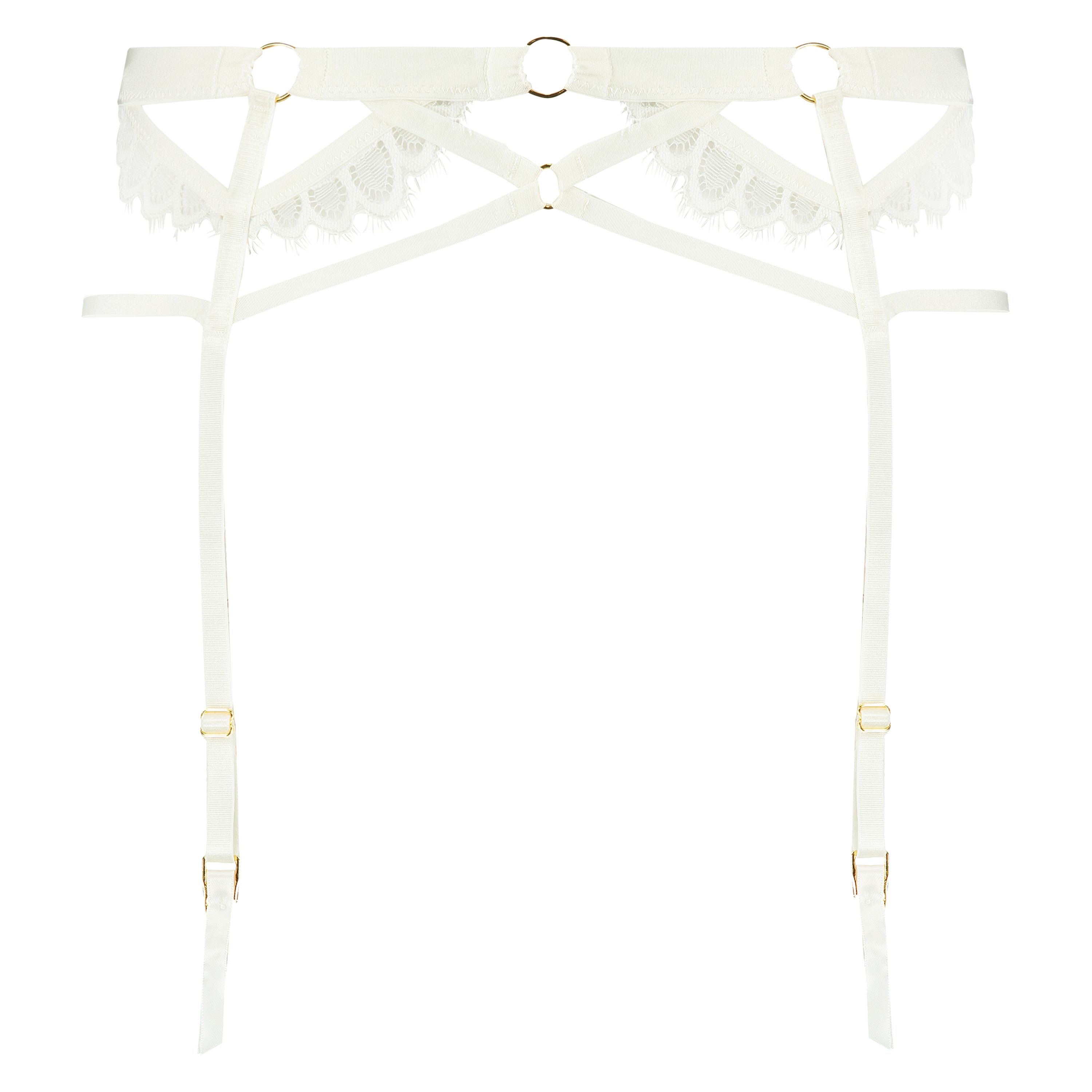 Private Jacky strømpeholder, Hvit, main