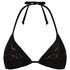 Triangle bikinitopp Boho, Svart