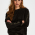 Velvet shimmer topp, Svart