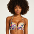 Hawaii Polstret push-up bikinitopp, Hvit