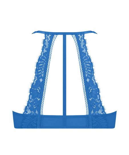 Polstret pushup-BH med bøyle Milaan, Blå