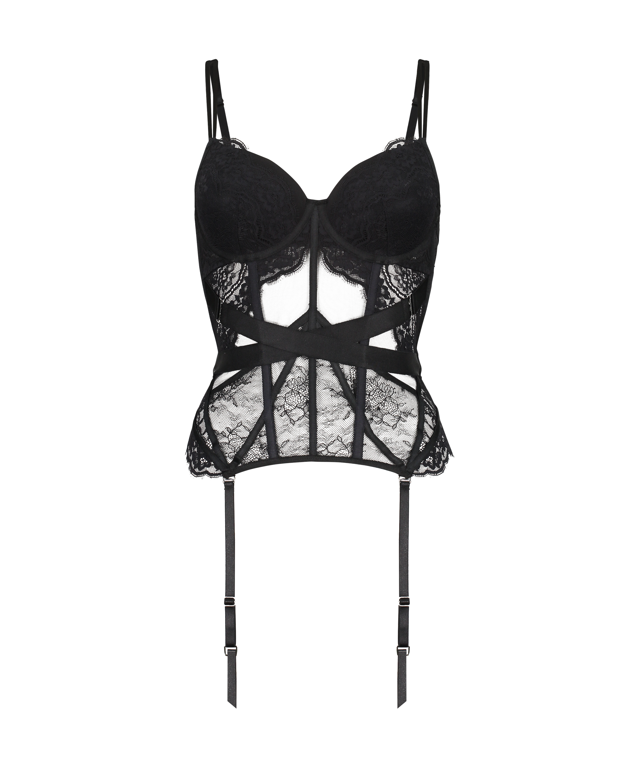 Bellatrix bustier, Svart, main
