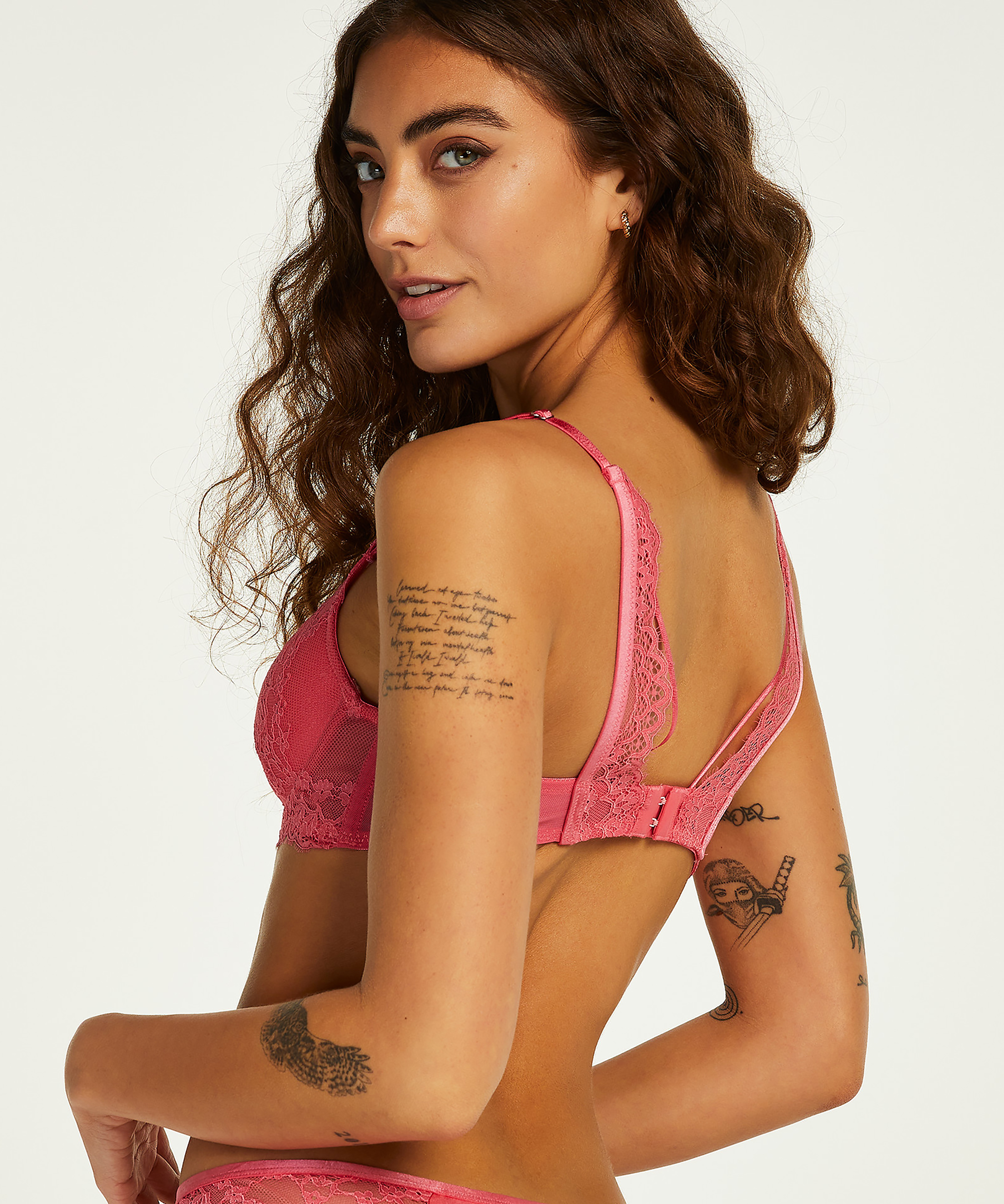 Polstret spile-BH Claire, Rosa, main