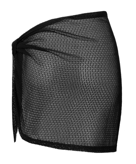 Strandstrikket pareo, Svart