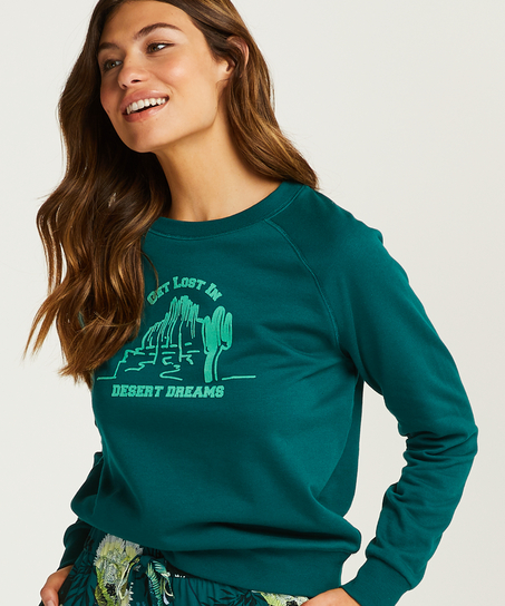 Sweat Desert langermet topp, Gr&aring;