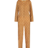 Reinsdyr fleece-onesie, Brun