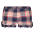 Checked Twill Shorts, Bl&aring;