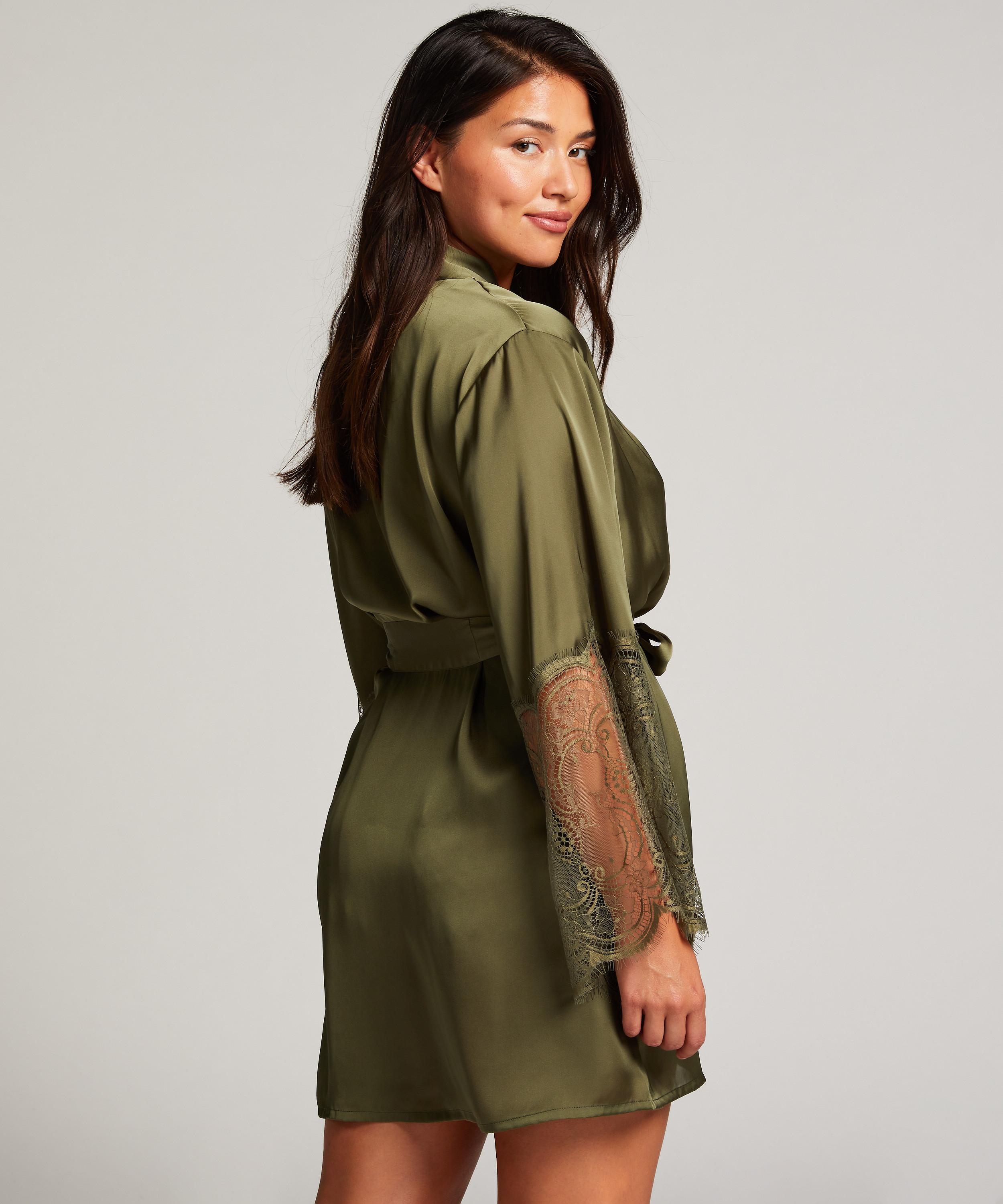 Kimono Satin, Gr&oslash;nn, main