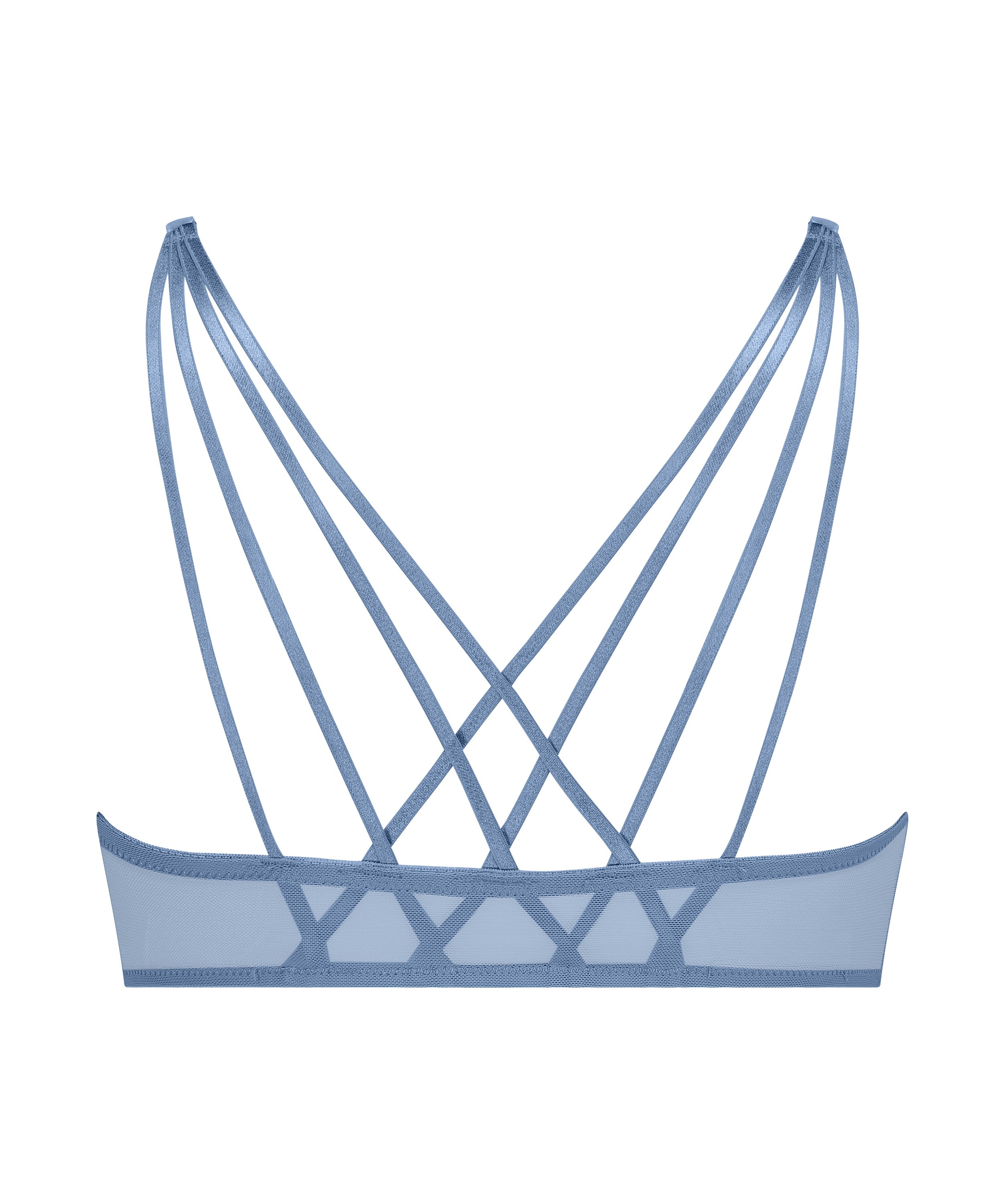 Polstret pushup-BH med bøyle Molly, Blå, main