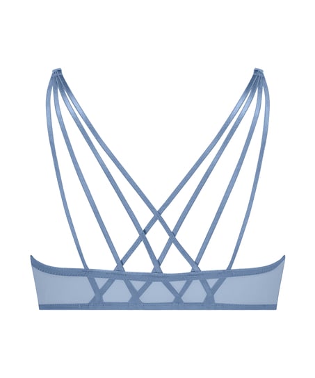 Polstret pushup-BH med bøyle Molly, Blå