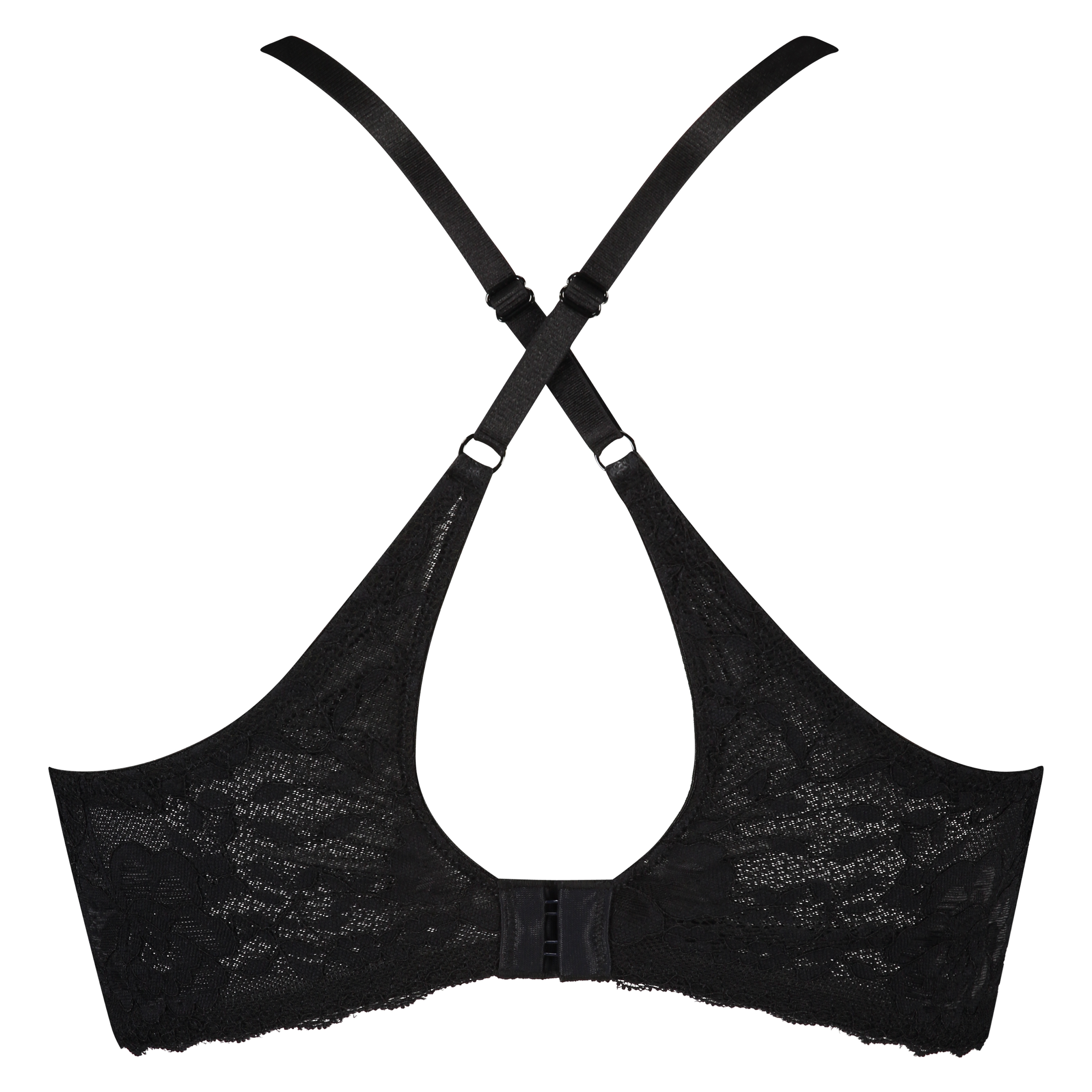 Ava Padded Non-Underwired Bra, Grå, main