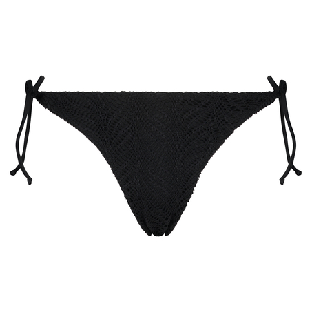 Bikini Underdel Crochet, Svart