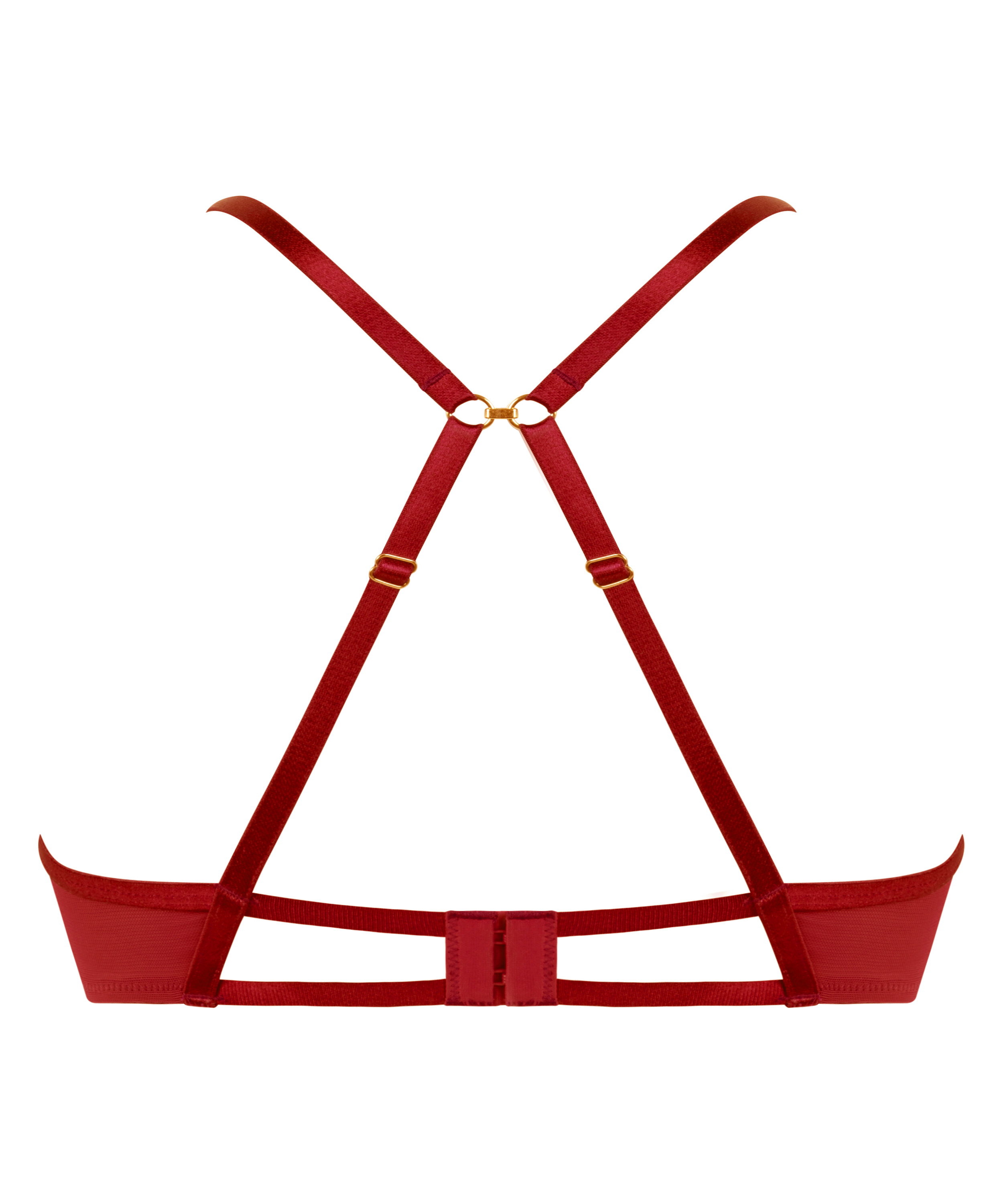 Upolstret BH med bøyle Cinnamon, Rød, main