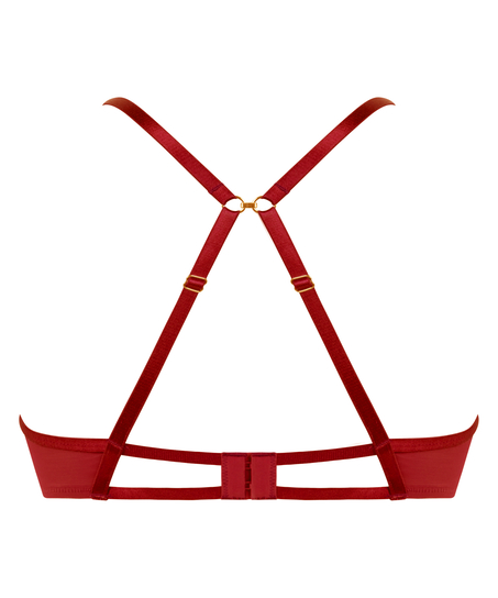 Upolstret BH med bøyle Cinnamon, Rød